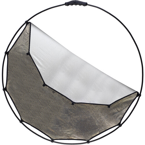 Manfrotto HaloCompact Reflector - okrągła blenda, składana, 2w1, 82cm, (kolor: srebrny, złoty)